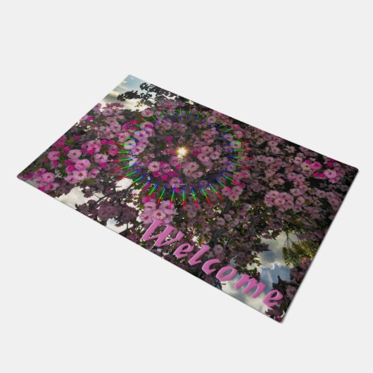 Lente bloesems deurmat (Schuin)