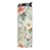 Lente Bloesems in Robins Ei Blauw Thermosbeker (Gedraaid links)