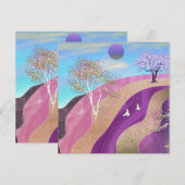 Lente bloesems Landschap (Voorkant / Achterkant)