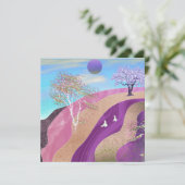 Lente bloesems Landschap (Staand voorkant)