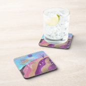 Lente bloesems Landschap Bier Onderzetter (Rechterzijde)