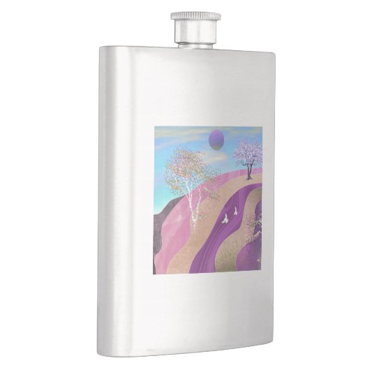 Lente bloesems Landschap Flacon (Rechts)