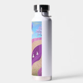 Lente bloesems Landschap Waterfles (Links)