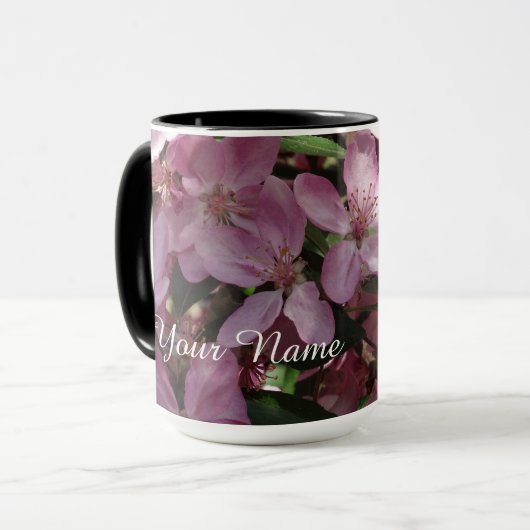 Lente bloesems mok (Voorkant links)