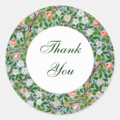 Lente bloesems ronde sticker (Voorkant)