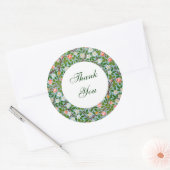 Lente bloesems ronde sticker (Envelop)