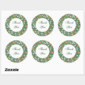 Lente bloesems ronde sticker (Vel)