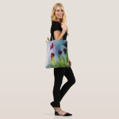 Lente bloesems tote bag (Op model)