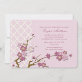 Lente bloesems Uitnodiging (Voorkant)