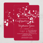 Lente bloesems Uitnodiging (Voorkant / Achterkant)