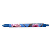 Lente bloesems zwarte inkt pen (Voorkant)