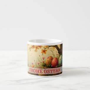 Lente bloesemt magie met Paaseieren pracht Espresso Kop