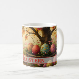 Lente bloesemt magie met Paaseierenpracht Koffiemok