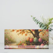 Lente bloesemt met Paas eit pracht (Staand voorkant)