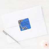 Lente Blossom Sky Weddenschap Return Label (Envelop)