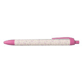 Lente Blush Weide Takken Zwarte Inkt Pen (Bovenkant)