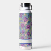 Lente Boeket Bloemen Custom Water Fles (Achterkant)