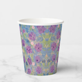 Lente Boeket Floral Paper Cups Papieren Bekers