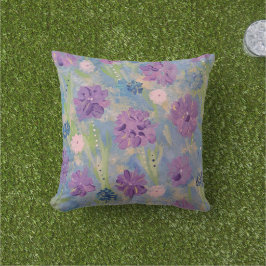 Lente Boeket Outdoor Accent Kussen 16 "x16"