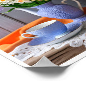 Lente Boeket van Daffodils Tulpen van Lilly Valley Poster (Hoek)