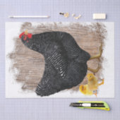 Lente Boerderij Hen Kippen Waterverf Tissuepapier (Craft)