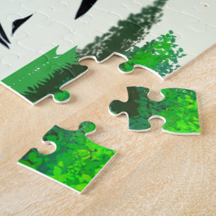 Lente Bos Leven met Vogels en Eekhoorn - Natuur Legpuzzel