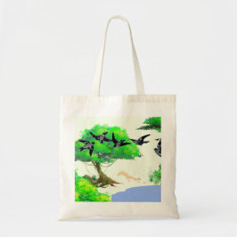 Lente Bos Leven met Vogels en Eekhoorn - Natuur Tote Bag