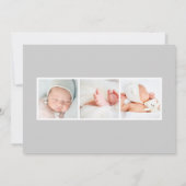 Lente Botanisch | Foto Geboorteaankondiging Aankondiging (Achterkant)