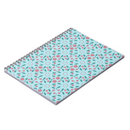 Lente botanische kleine bloemen notebook notitieboek