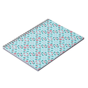 Lente botanische kleine bloemen notebook notitieboek