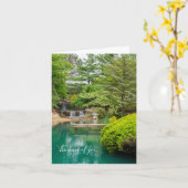 Lente botanische schoonheid denken aan jou kaart (Gele Bloem)