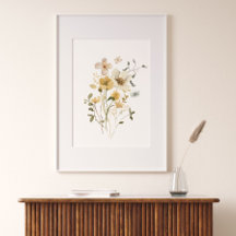 Lente botanische Waterverf bloemen