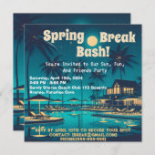 Lente Break Party Kaart (Voorkant / Achterkant)