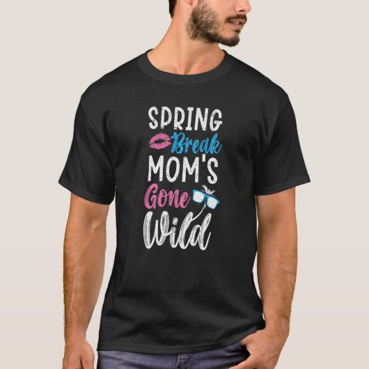 Lente breek mama's eenbeen Wilde Beste mama van 1 T-shirt (Voorkant)