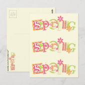 lente briefkaart (Voorkant / Achterkant)