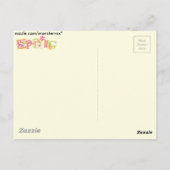 lente briefkaart (Achterkant)