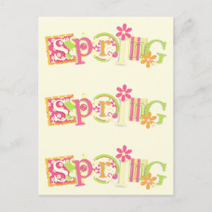 lente briefkaart