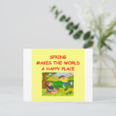 lente briefkaart (Staand voorkant)