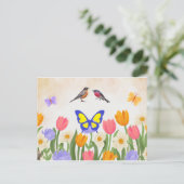 lente briefkaart (Staand voorkant)