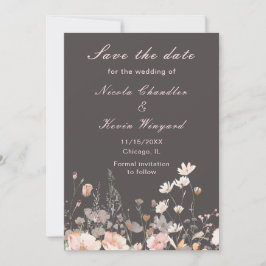Lente Bruidsboeket Roze Bloemen Bruiloft Save The Date