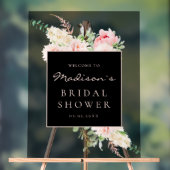 Lente bruidsshower met botanische elementen acryl bord (Neutraal)