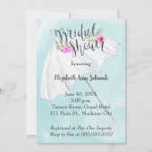 Lente bruiloft bruids douche uitnodiging (Voorkant)