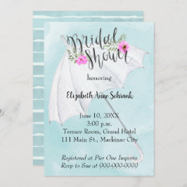 Lente bruiloft bruids douche uitnodiging