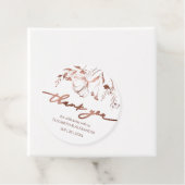 Lente bruiloft dank u Sticker Wildflower Bedankjes Labels (In situ)