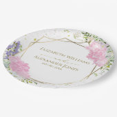 Lente Bruiloft Papier Bord Pastel Kleur Wildflower (Gekanteld)