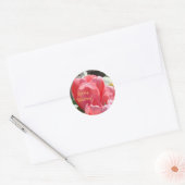 Lente bruiloft! stickers Roze tulpen Envelope zege (Envelop)