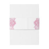 Lente Bruiloft Uitnodiging Belly Band Wildflower Uitnodigingen Wikkel (Achterkant Voorbeeld)