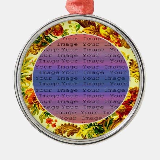 Lente Bruiloftsornament Metalen Ornament (Voorkant)