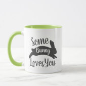 Lente Bunny houdt van je Mok (Links)