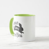 Lente Bunny houdt van je Mok (Voorkant links)